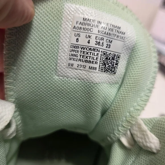 Converse All Star Chuck Taylor Mint Green High Top Shoes Sz 6 A01800C - Picture 2 of 13